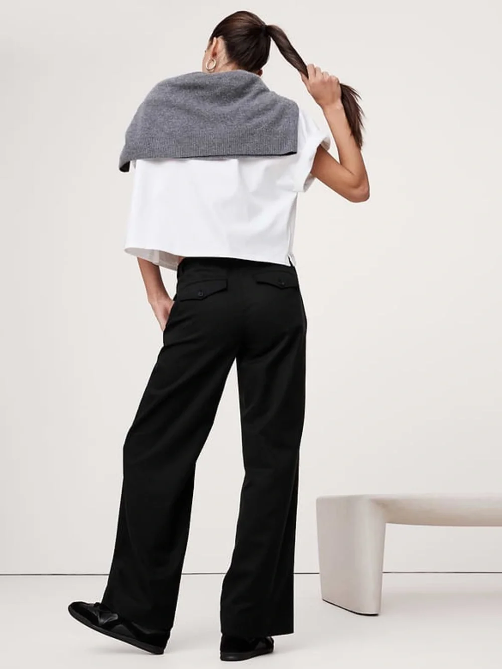Banana Republic THE EVERYDAY WIDE-LEG PANT IN LINEN
